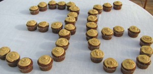 Chocolate Peanut Butter Blossom Cupcakes