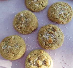 sweet and salty butterscotch cookies