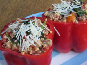 Turkey Millet Stuffed Peppers